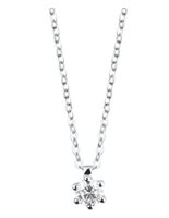 Necklace Damiani Woman Elettra in White Gold Diamante 0.23 Ct 80545484 - 80545484